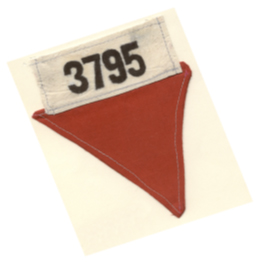 Triangolo Rosso segno distintivo del Lager di Bolzano. Matricola di Ada Buffulini