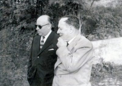 Danilo Corinaldesi e Gattinara a Fiuggi (anni '50)