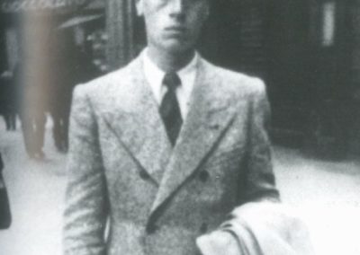 Ennio Trivellin nella primavera del 1944, poco prima dell'arresto e della deportazione
